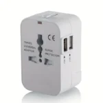 1 قطعة شاحن سفر مع منافذ شحن USB مزدوجة